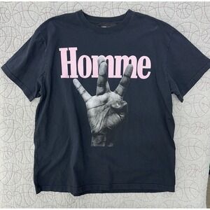 HOMME + FEMME West Coast Hand Sign TEE T SHIRT Urban Streetwear / Men's XXL
